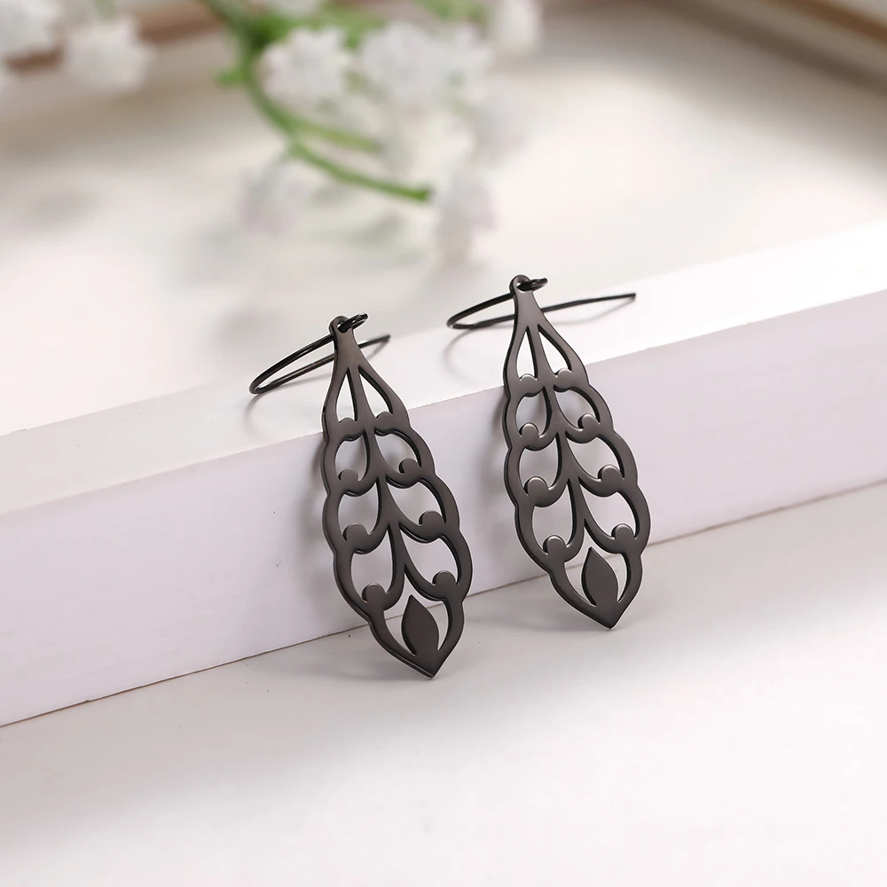 COOLTIME Золотой Цвет Черный Нержавеющая сталь полые ретро очаровательные модные