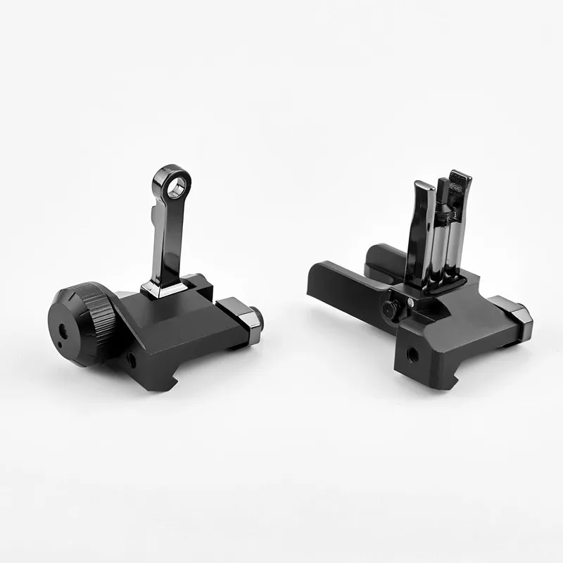 Прицел для Пикатинни тактический CNC KAC 600 м металлический складной железный |
