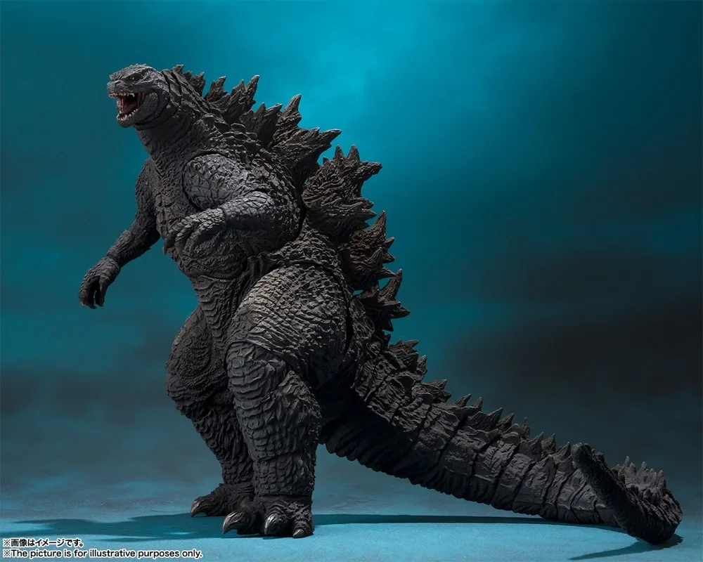 

Original BANDAI SHM S.H.Monster Arts Godzilla 2019 Movie Version King of Monster Action Figure Model Collection Toys Kids Gift