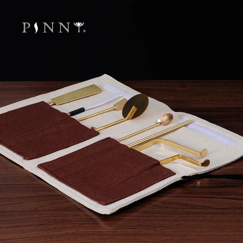 Набор инструментов для благовоний PINNY 7 предметов серый цвет искусственное