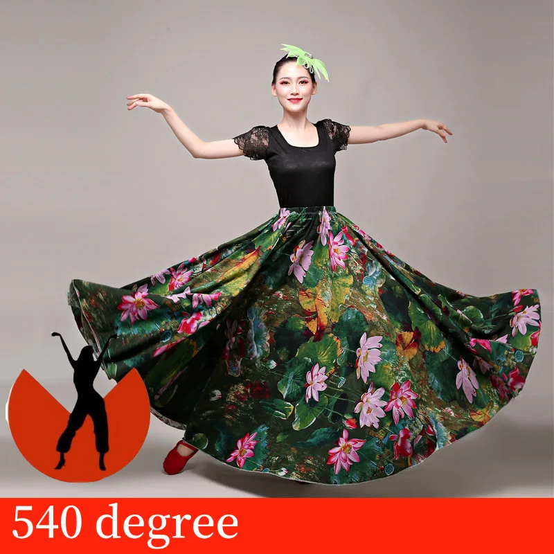 style 10 540 Женские танцевальные костюмы фламенко испанское платье Фламенго танцовщица одежда для бальных танцев Одежда для танцоров для выступлений SL1442 - Цвет: style 10 540