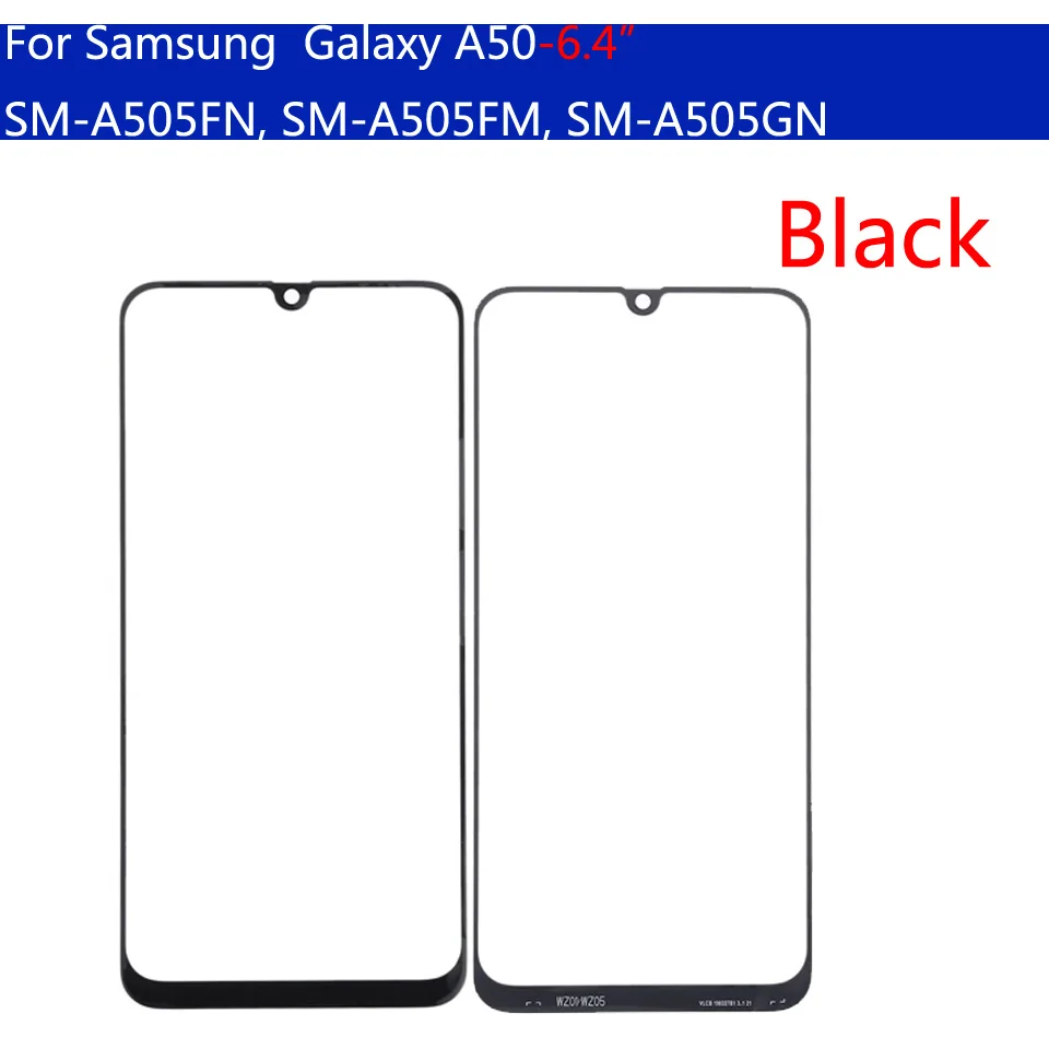 Для Galaxy A10 A20 A30 A40 A50 A105 A205 A305 A405 A505 A10E A102U сенсорный экран сменная внешняя