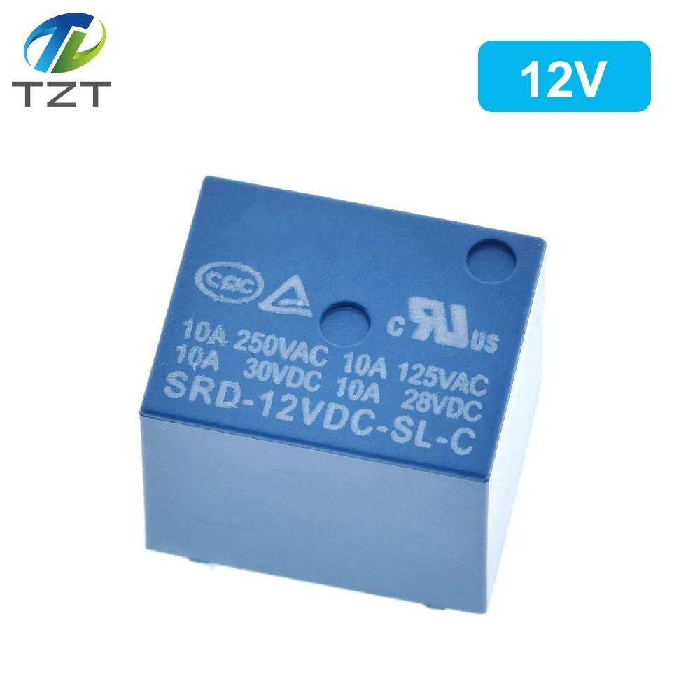 10 шт./лот DC SONGLE Мощность реле 5PIN T73 5V SRD 5VDC SL C 05VDC PCB Тип 03 05 06 09 12 24VDC 48VDC C|dc dc 5v|relay dcrelay 5v