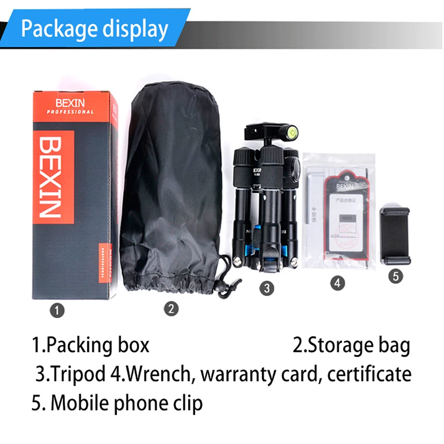 Профессиональный штатив для камеры 18 48 см из алюминиевого сплава с универсальной