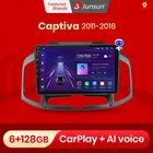 Junsun V1pro AI голосовое автомобильное радио Android Авто мультимедийный плеер для Chevrolet Captiva 2011-2016 Carplay 4G 2din GPS Авторадио