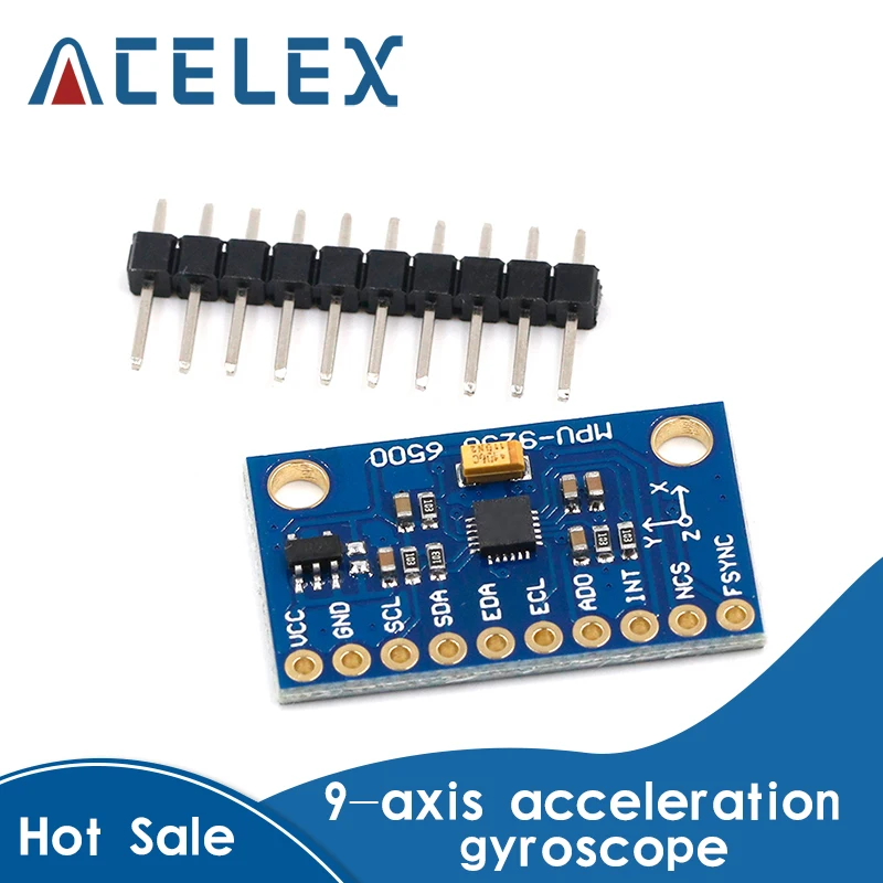 

1 комплект SPI IIC/I2C GY-9250 MPU 9250 MPU-9250 9 осей отношение + гироскоп + акселератор + магнитометр сенсор плата модуль MPU9250 3-5 В