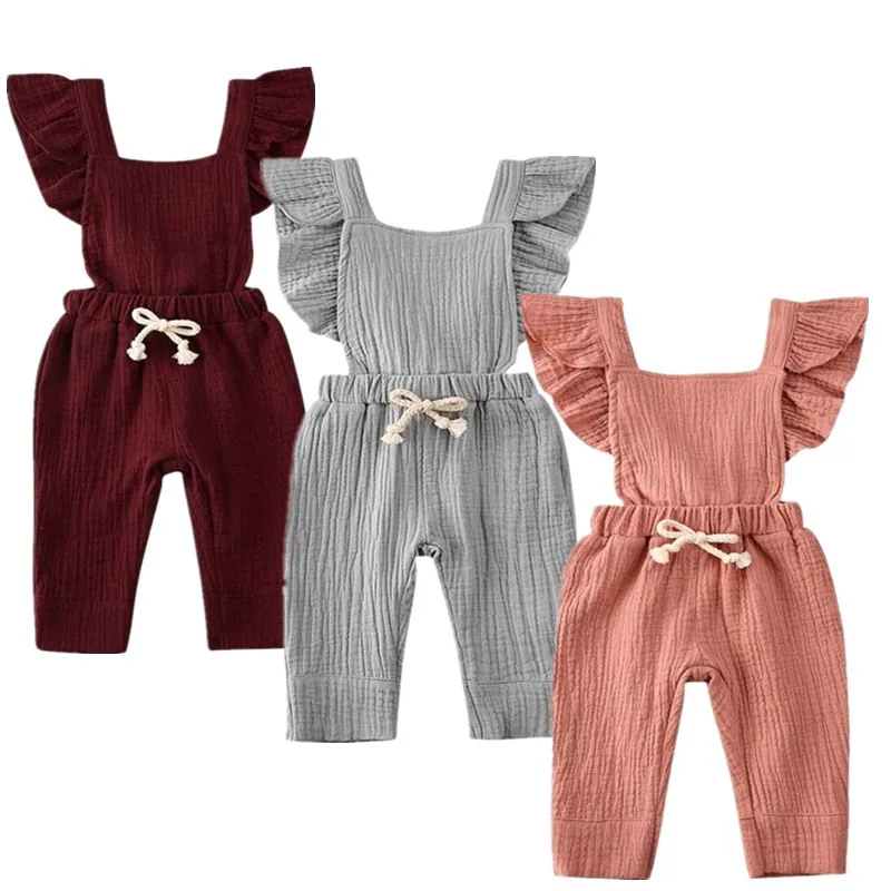 

Lioraitiin 0-3 лет, Одежда для новорожденных, маленьких девочек, Детский комбинезон с оборками, модные наряды для девочек