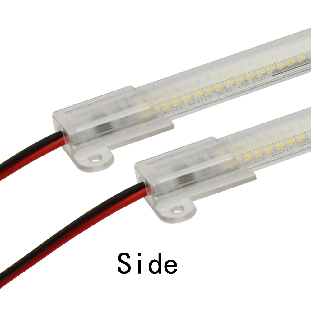 Светодиодная лента AC220V SMD2835 с твердым лучом 0 3 м 4 5 из алюминиевого сплава для