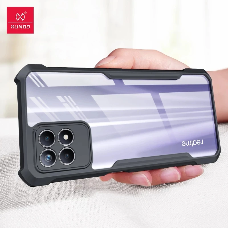 

Xundd Case For Realme 8i Case Shockproof Transparent Airbag Bumper Thin Phone Cover For OPPO Realme 8 8i Pro Case Funda Coque