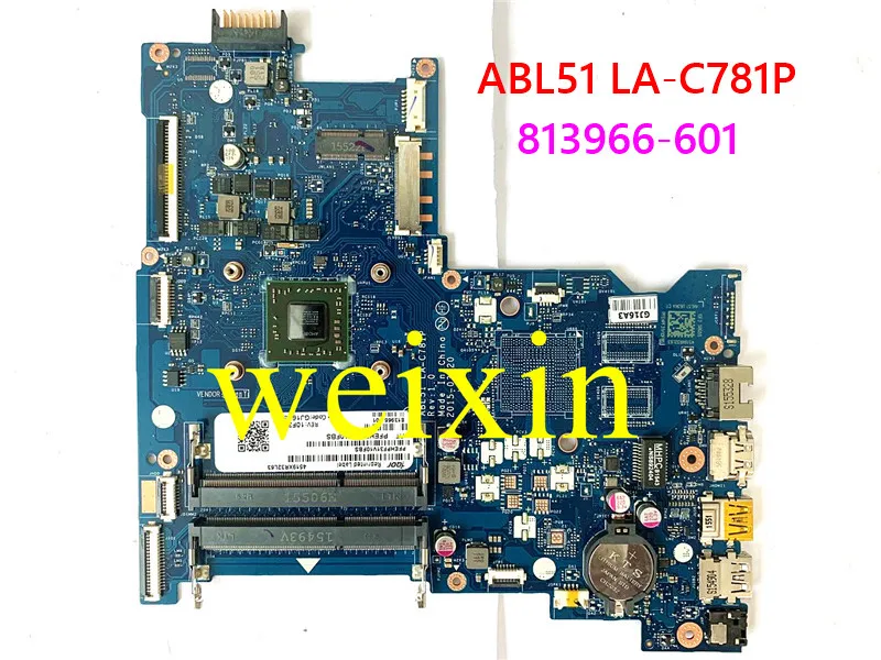 100 Новый 813966 601 ABL51 LA C781P для струйного принтера HP Pavilion ноутбук 15 AF 15Z материнская