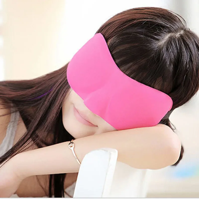 

1pc 3D Sleep Eye Mask Natural Travel Sleeping Eyeshade Cover Shade Eye Patch Rest Relax Blindfold Blocking Light Soft Padded