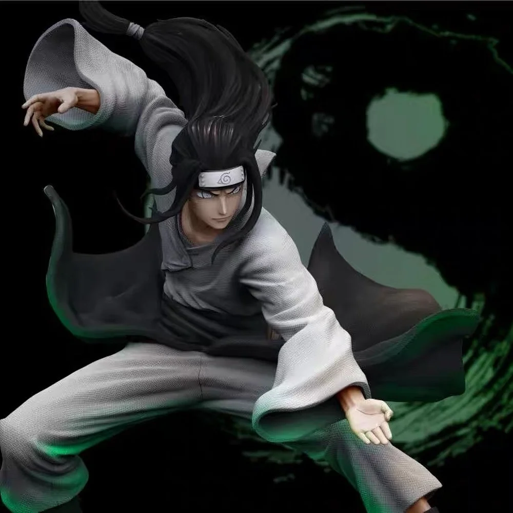 

Action Byakugan Hyuuga Neji Gk Statue Animation Toys For Adults Anime Naruto Collectible Gift Two-heads Neji Ninja 30cm Doll Toy