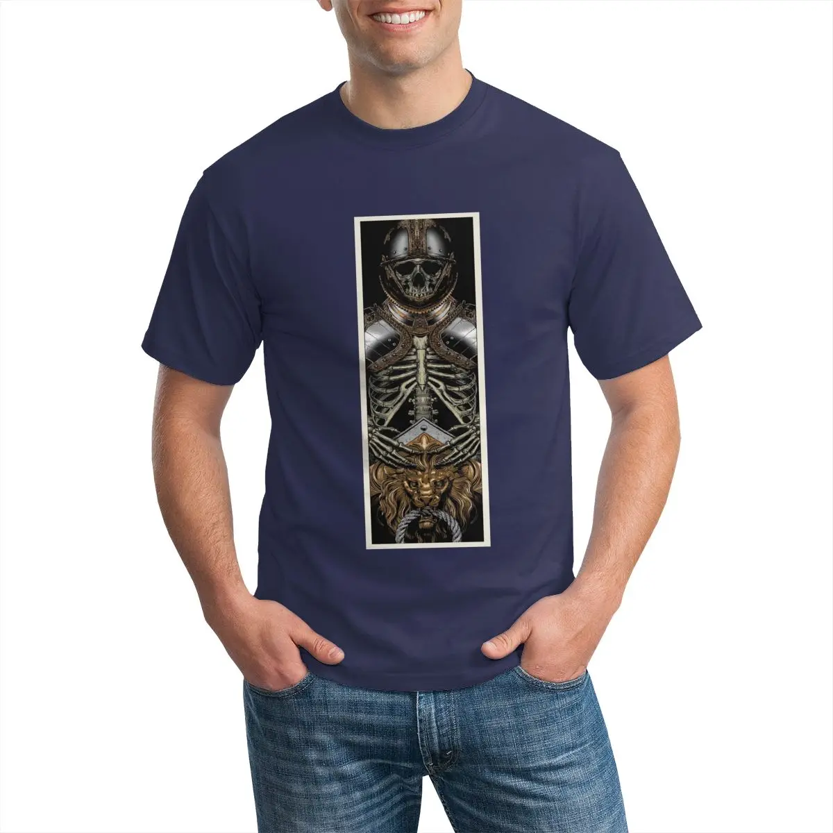 

Kanpa Men's High Quality T-shirt New Design Street Style Printed Men Skeleton T Shirts O-neck Sweatshirts Funny Things