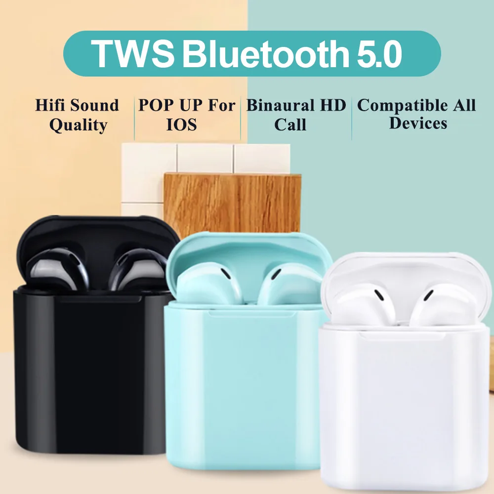 TWS беспроводные наушники Bluetooth 5 0 спортивные стерео звук Водонепроницаемая