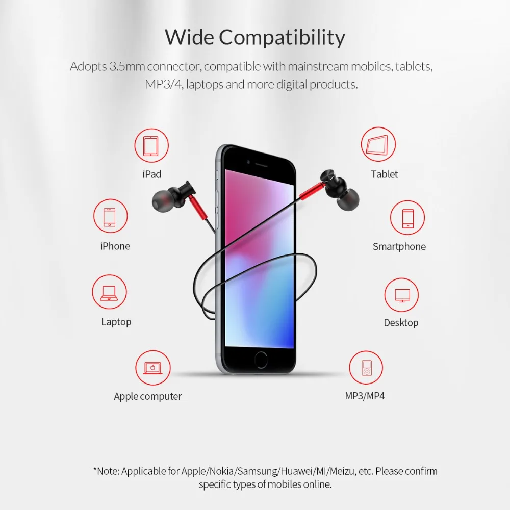 ORICO универсальные 3 5 мм стерео Hifi наушники-вкладыши музыкальные металлические