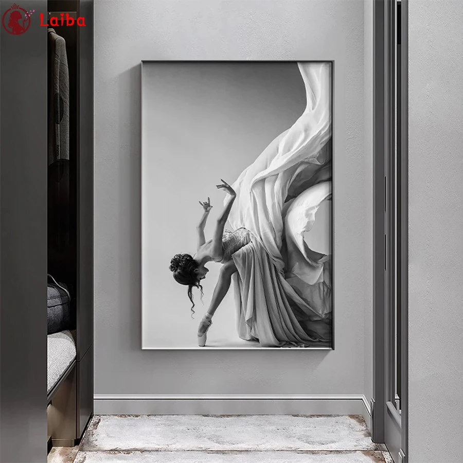 

DIY Diamond Painting Modern Ballet Dancing Girl diamond Embroidery 5d mosaic Diamond needlework cross stitch room decor