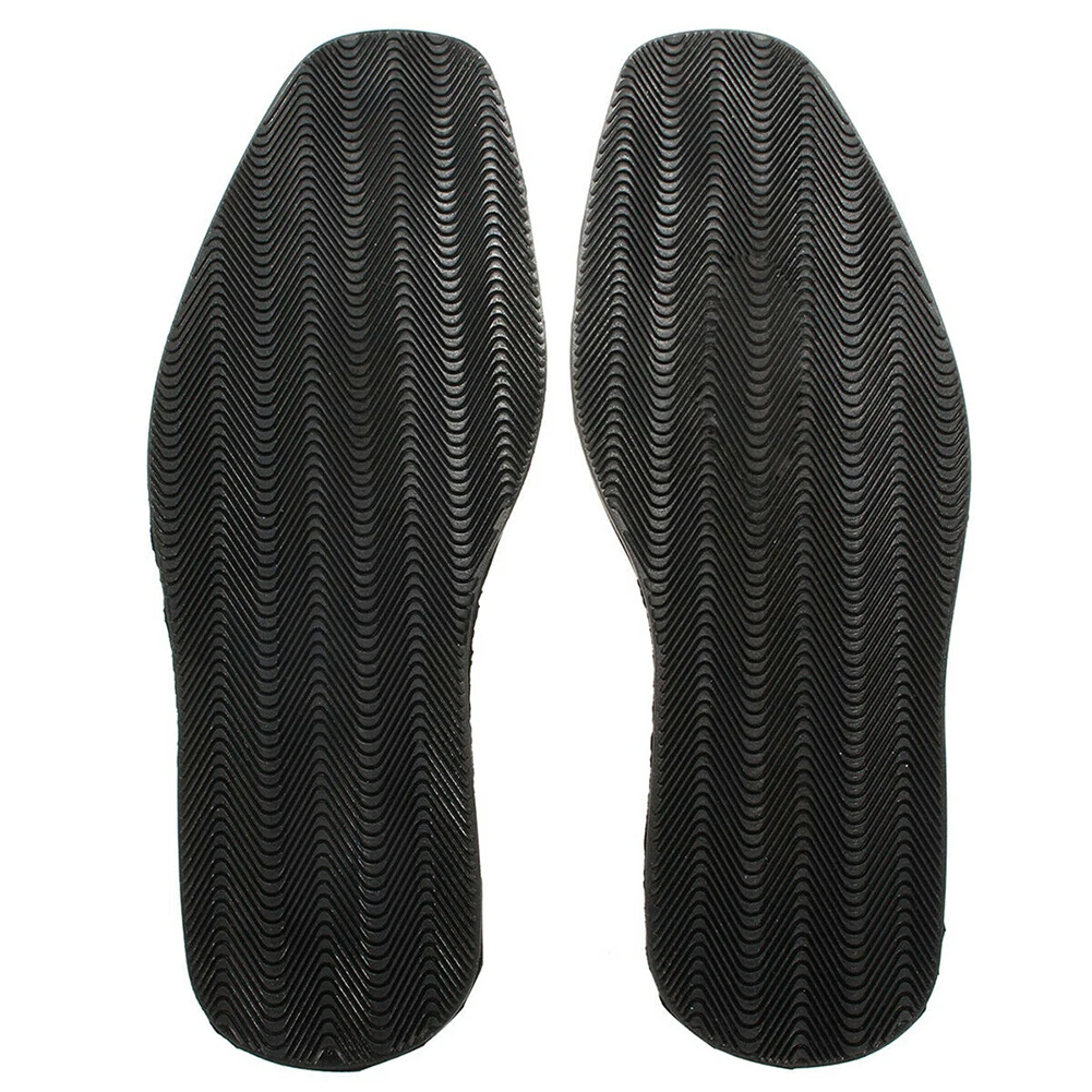

1 Pair Flat Heel Thicken Anti Slip Repair DIY Replacement Rubber Protector Soft Elastic Shoe Soles Kit Stick On Outsole