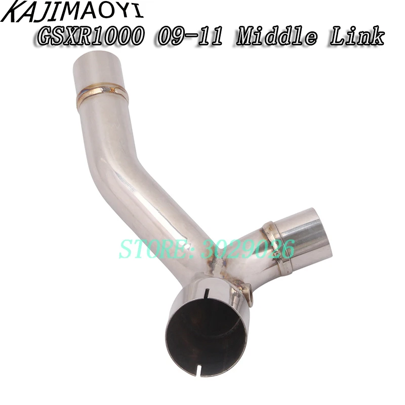 GSXR1000 GSX R1000 GSXR 1000 Модифицированная средняя звеньевая труба слипоны на полной