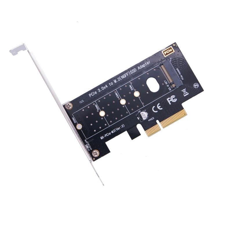 адаптер m 2 nvme ssd ngff на pcie x4 интерфейсна