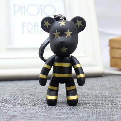 Bomgom мультфильм Popobe glomy Bear Momo виниловый брелок мешочек для украшений Подвеска детская игрушка на кольцо для ключей Fo-K049-b - Цвет: A0083