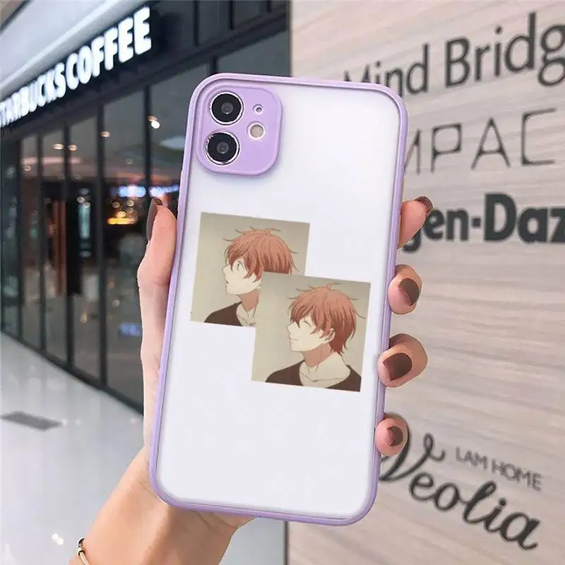 

Japan Given Anime band Phone Case matte transparent For iphone 7 8 11 12 plus mini x xs xr pro max cover