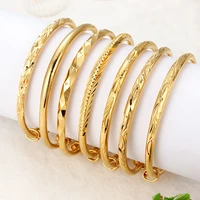 fashion twist bracelets bangles copper chain birthday gift gold color jewelry bracelet women men