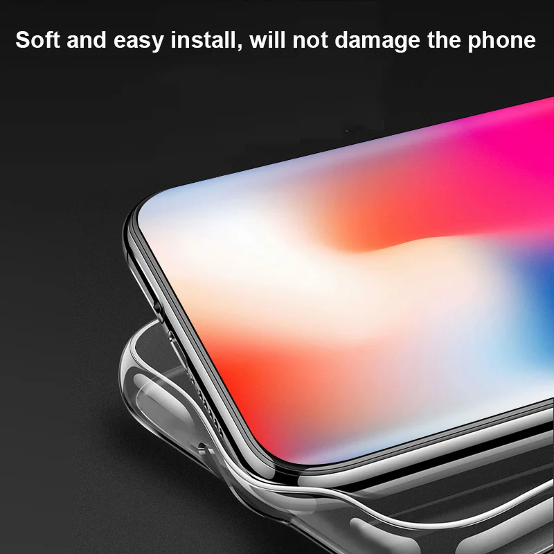Чехол для iphone 13 12 11 Pro X XR XS Max мягкий силиконовый прозрачный чехол-бампер 6 6S 7 8 Plus SE