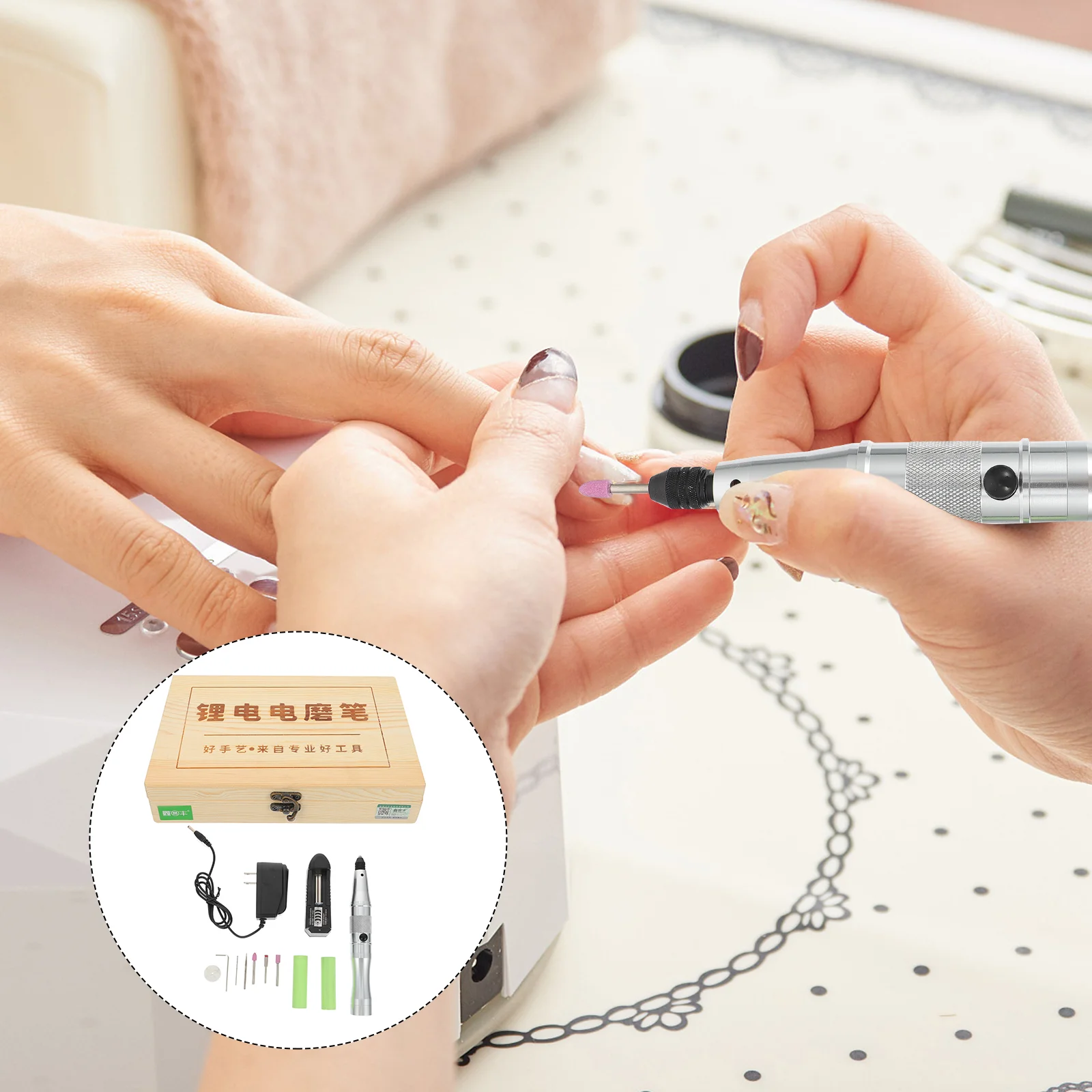 

Электрический гравер-ручка, 1 комплект, электрическая машина для резьбы, бытовой нефритовый полировщик, вилка стандарта США