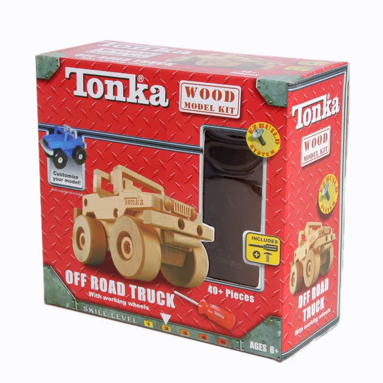 

Wooden Car Model Toys Tonka Group Disassembly Assembly Car Assembly Jeep DIY Educational Wooden Toys