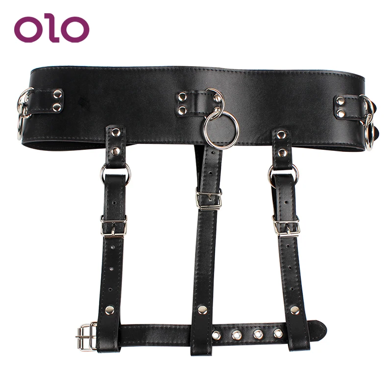 Соло искусственная кожа бандаж SM ремешок для крепления на целомудрие