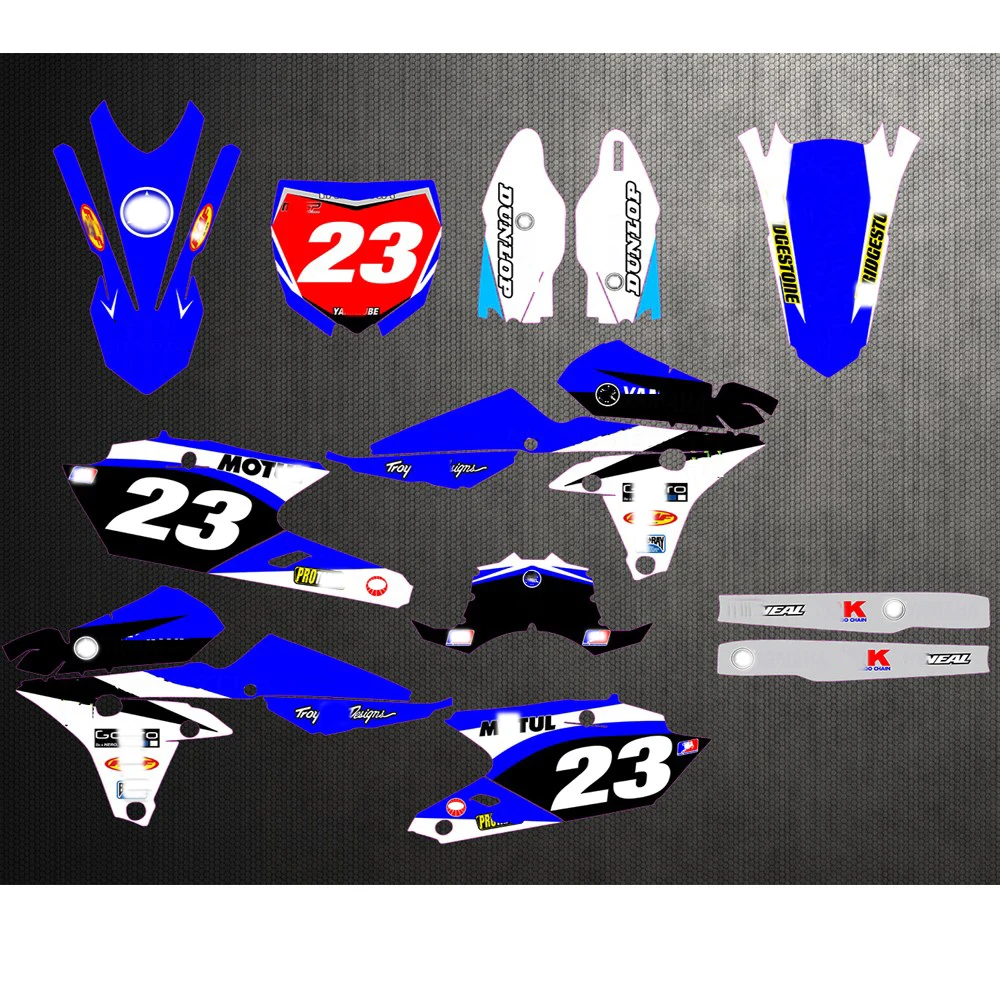 Набор стикеров для мотоцикла по индивидуальному заказу Yamaha YZ250F YZF250 2014 2015 2016 YZF450