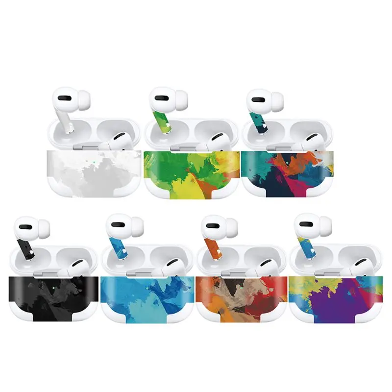 

Dust Guard Protective Film Cover Camouflage Color Sticker for AirPods 3 Pro Box