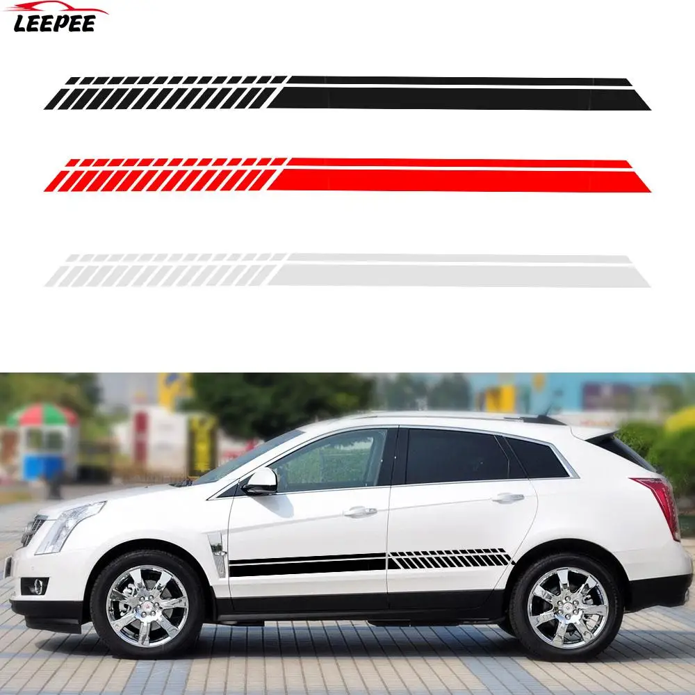 

Hood Sticker Car Stickers Car Vinyl Bumper Decals Car Tuning Accessories Racing Body Side Stripe Universal Auto Side Stickers