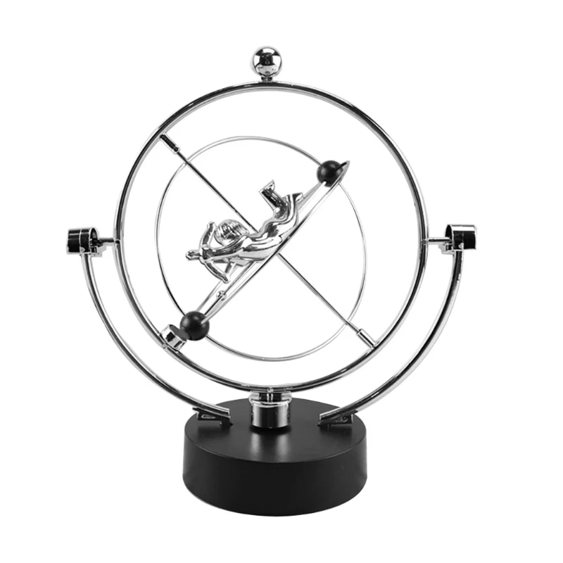 electronic perpetual motion desk toy movement swing ball electric wiggler newtons cradle balance ball home office decor free global shipping