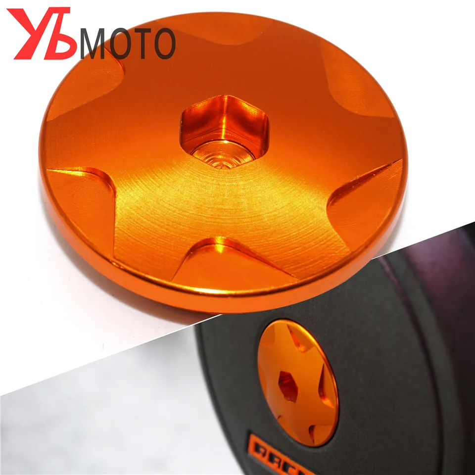 CNC мотоцикл для KTM DUKE 390 2013 2018 RC 2014 250 2017 оранжевая алюминиевая крышка