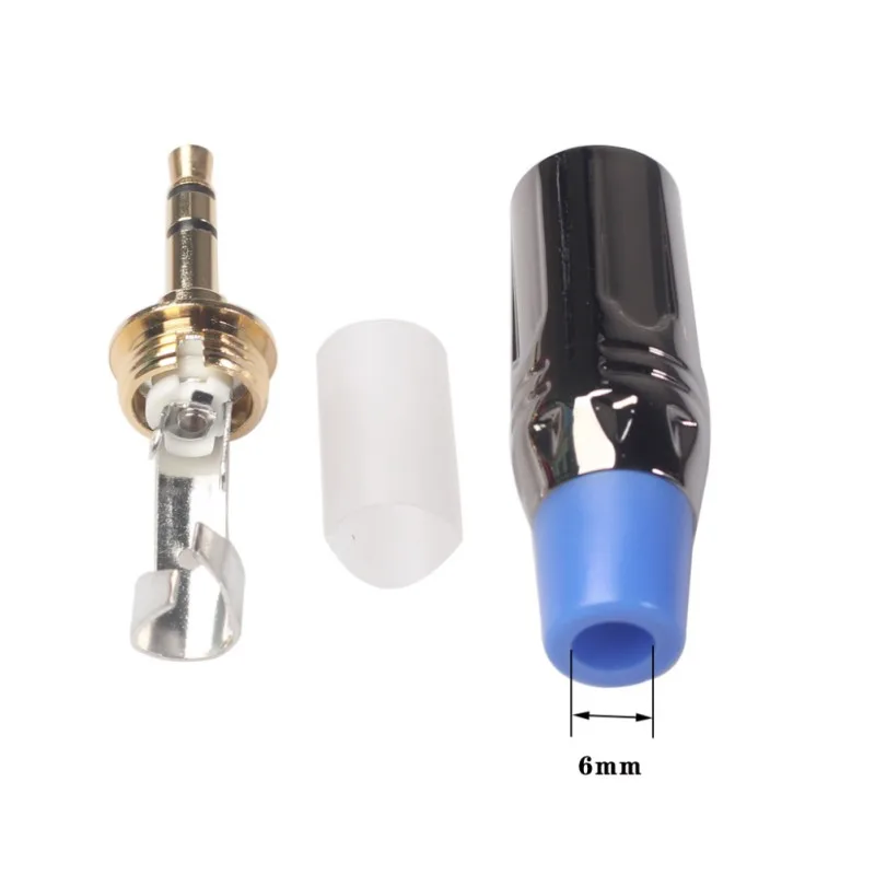 2 шт. разъем 3 5 мм R 3-полюсный позолоченный стерео адаптер для наушников сделай сам