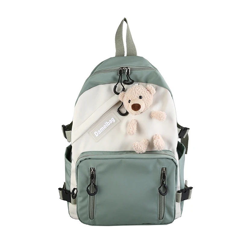

2020 Fashion Backpack Canvas Women Backpack Anti-theft Shoulder Bag New School Bag For Teenager Girls 15.6 Inch Laptop Rucksack