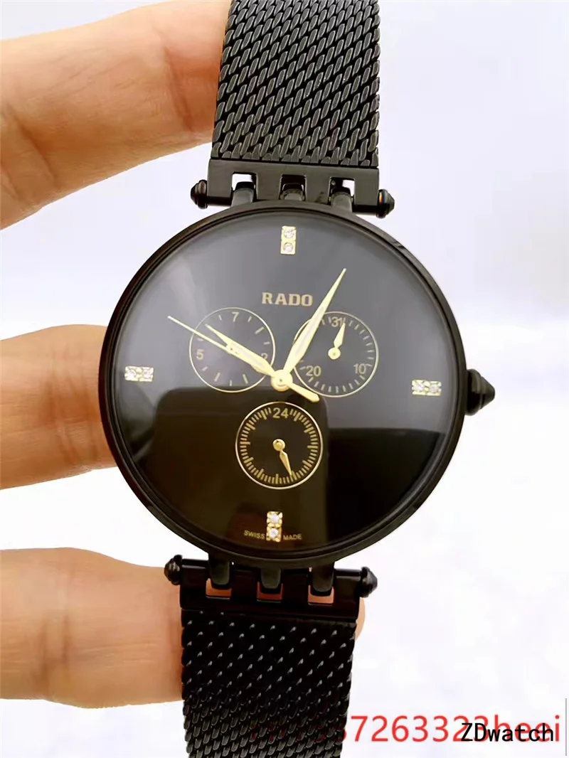 

RADO watch men's skeleton automatic mechanical AAA watch gold skeleton retro men's women watch quartz watch