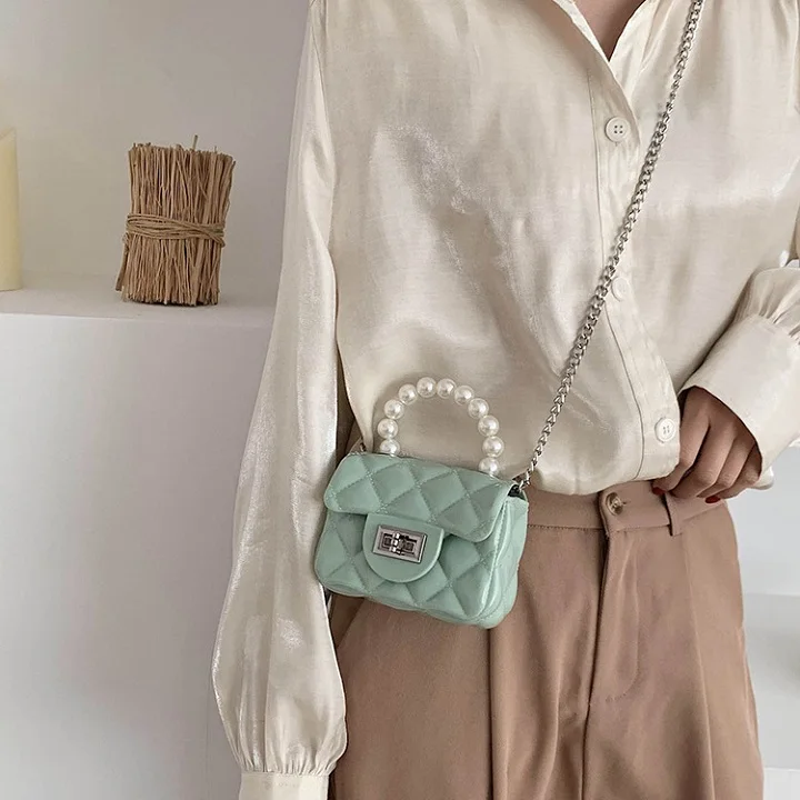 

Yuhua, 2020 new fashion handbags, trend pearl korean version bag, simple women shoulder bag, casual woman messenger bags