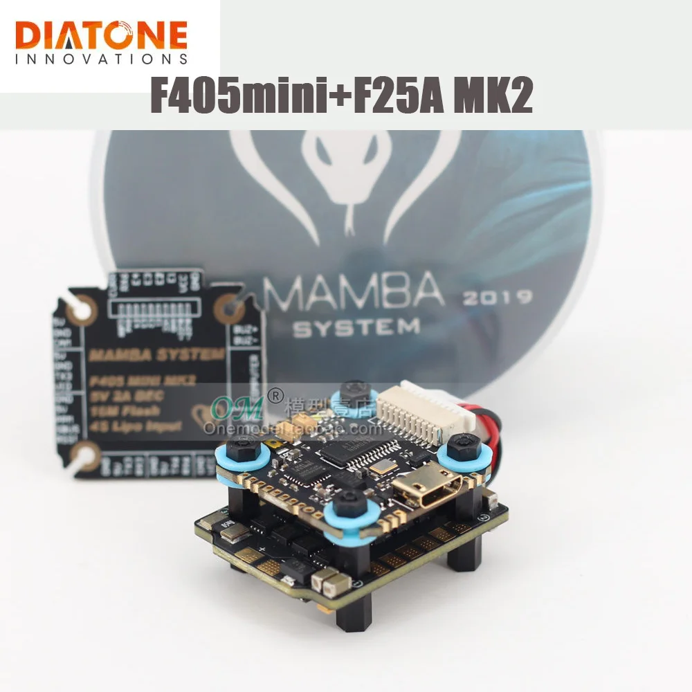 M./ Diatone MAMBA F405 Mini MK2 с F25mk2 Betaflight controlador F25 20A 3 4S DSHOT600 FPV Racing ESC RC FPV|Детали и аксессуары| |