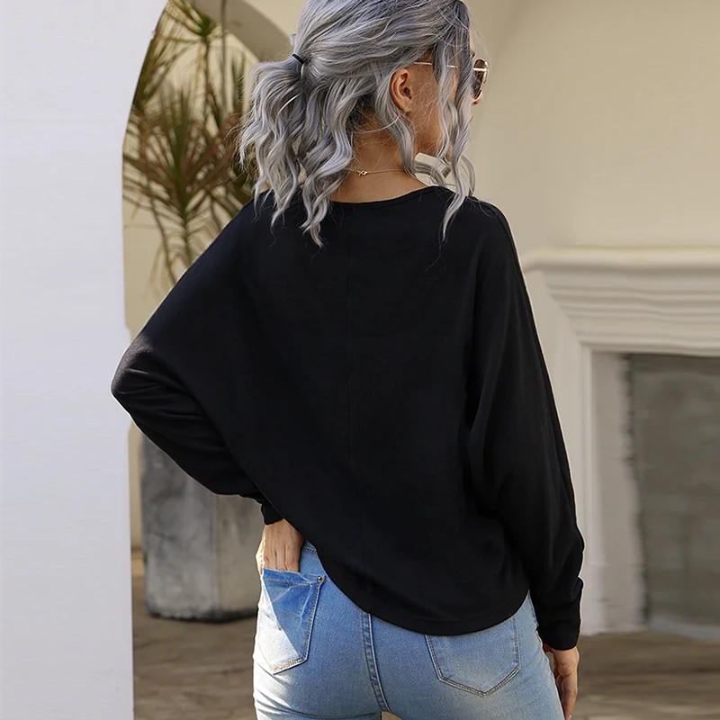 

Sexy Elegant Long Sleeve Tops low cut drawing long sleeve women crop tops winter tops women women blouses