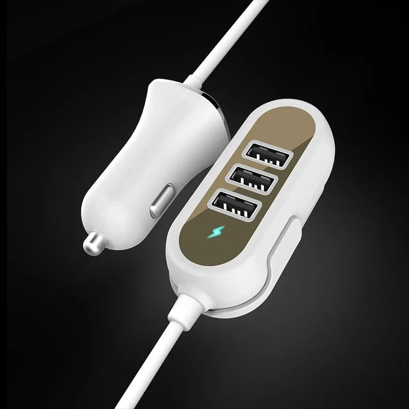1 шт. автомобиль usb хаб автомобиля Зарядное устройство автомобильные электронные
