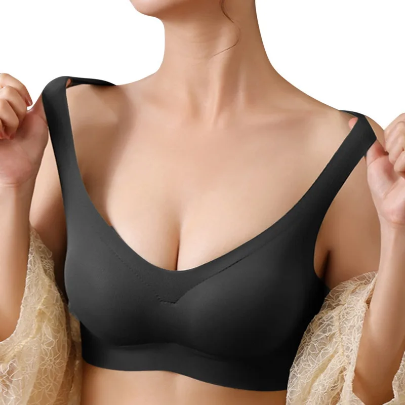 Seamless Sports Bra Women Padded Push Up Yoga Tank Top Shockproof Plus Size Gym Workout U Back Vest 3XL | Спорт и развлечения