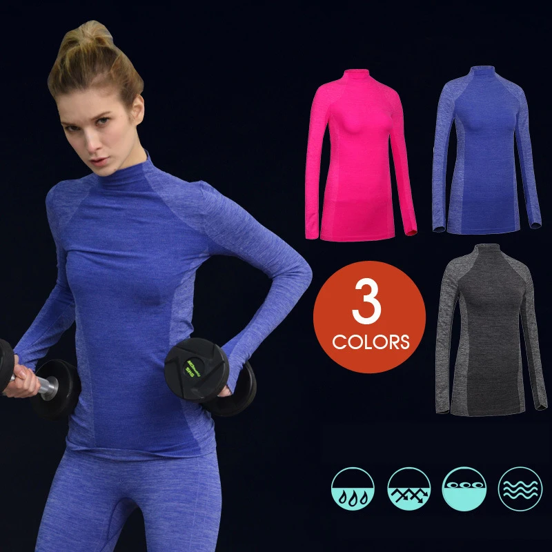 Спортивный костюм термобелье Женское зимнее быстросохнущее высокоэластичное