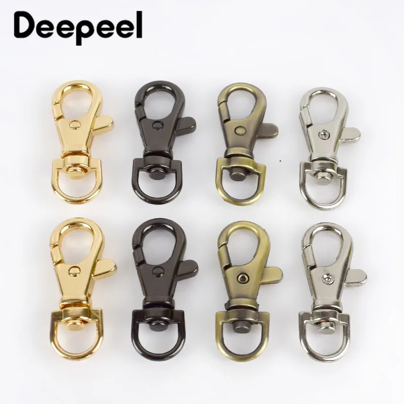 

10/20pcs Eco-Friendly Metal Bag Buckles Cat Dog Collar Lobster Clasps Swivel Snap Hooks For Backpacks Straps Key Chain