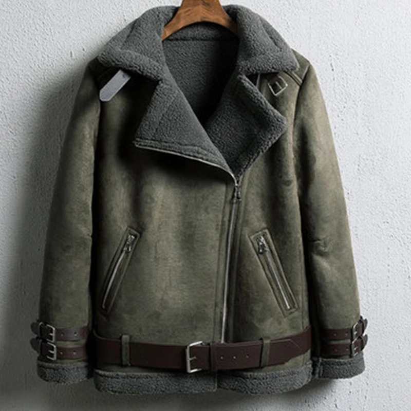 2021 женская зимняя Толстая Шуба из меха ягненка хлопковая верхняя одежда