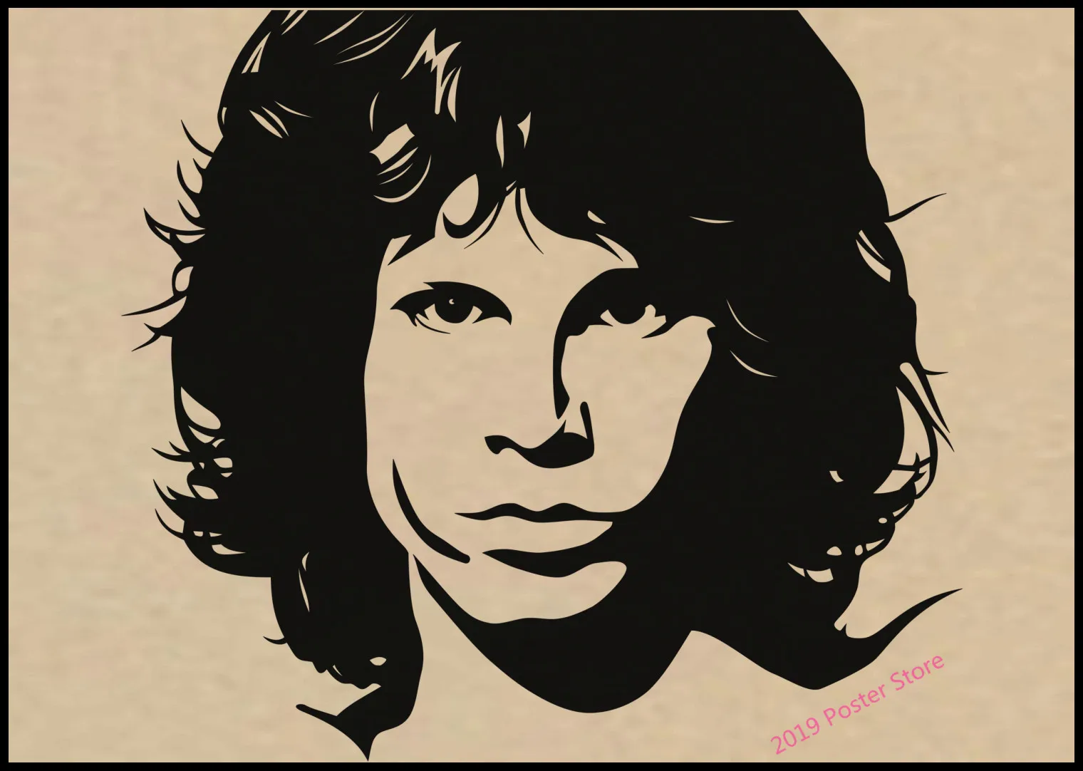 ВИНТАЖНЫЙ ПЛАКАТ домашний декор двери Jim Morrison крафт-рок плакат, плакат в стиле ретро рок-группа Музыка Звезды Плакаты на стену, изображения 1002