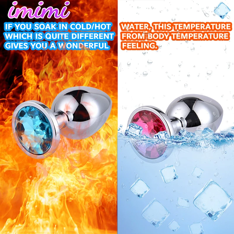 Металлическая Анальная пробка из нержавеющей стали фаллоимитатор вибратор