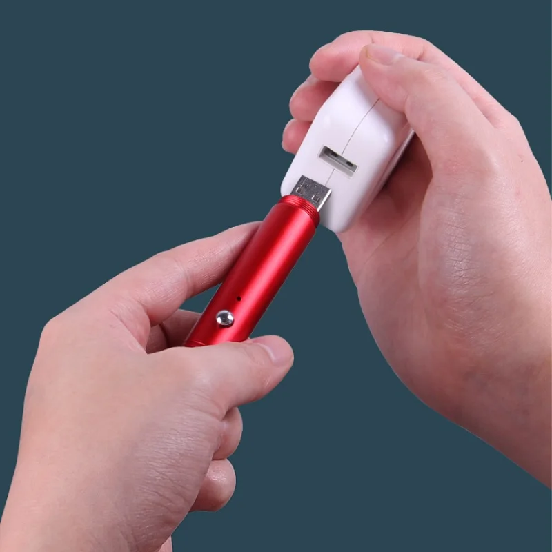 Высота мощный красный световая лазерная ручка USB Перезаряжаемые 532nm непрерывной