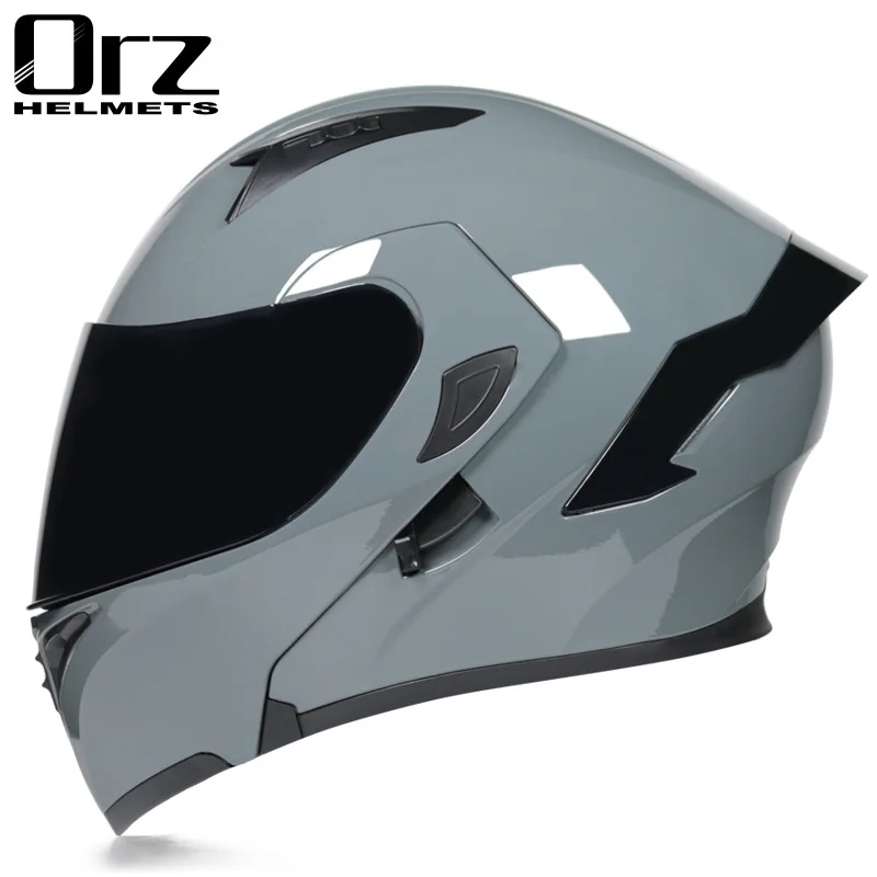 Professional Motocross Motorcycle Helmets Racing Modular Dual Lens Helmet Unisex Full Face Safe Helmet Flip Up Cascos Para Moto
